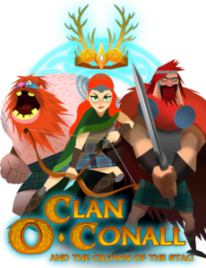 Supporting image for Clan O’Conall and the Crown of the Stag Press release