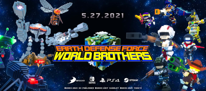 Supporting image for Earth Defense Force: World Brothers Communiqué de presse
