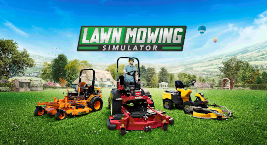 Supporting image for Lawn Mowing Simulator Communiqué de presse