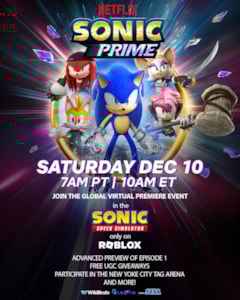 Supporting image for Sonic Speed Simulator Press release