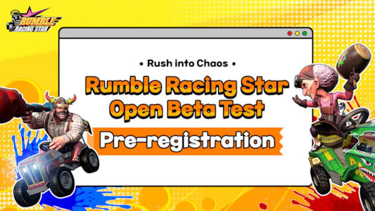 Supporting image for Rumble Racing Star 新闻稿