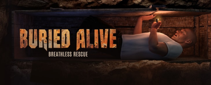 Supporting image for Buried Alive: Breathless Rescue Comunicato stampa