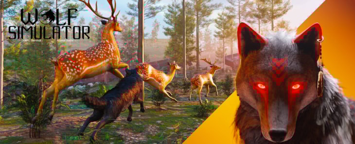 Supporting image for Wolf Simulator : RPG Survival Animal Battle Press release