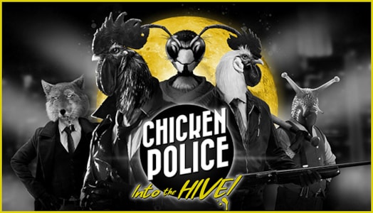 Supporting image for Chicken Police - Into the HIVE! Communiqué de presse