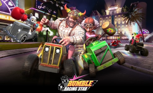 Supporting image for Rumble Racing Star Press release