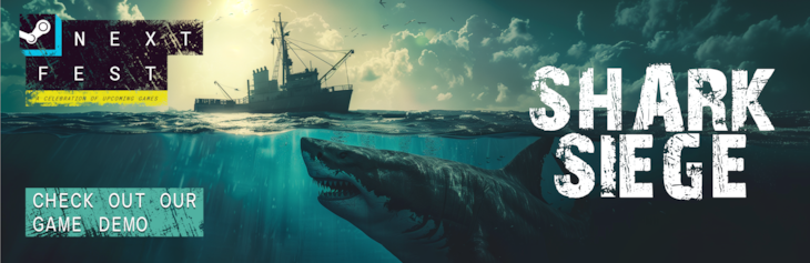 Supporting image for SHARK SIEGE: TOGETHER SURVIVAL Persbericht