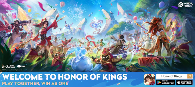 Supporting image for Honor of Kings Press release