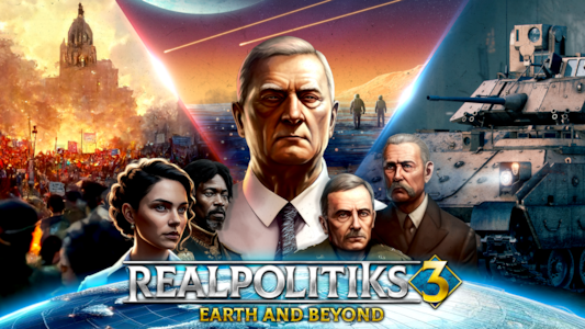Supporting image for Realpolitiks 3: Earth and Beyond Comunicado de imprensa