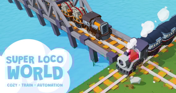 All Aboard! Super Loco World: Cozy Train Automation begins its journey on Steam today." - Games Press