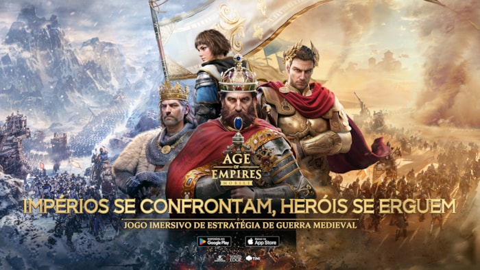 Imagem de apoio para Age of Empires Mobile Comunicado de imprensa