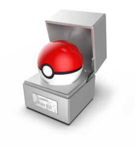Supporting image for The Wand Company Poké Ball Die-Cast Replica Collectibles Alerta dos média